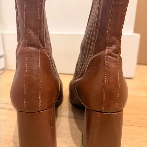 Sezane Dorie Boots Chocolate Size 8 - Picture 7 of 8